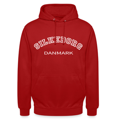 CityShirt - Hoodie - Silkeborg - rød