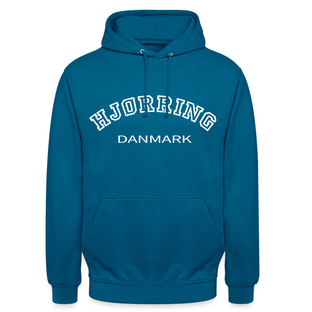 CityShirt - Hoodie - Hjørring - dybt havblå 