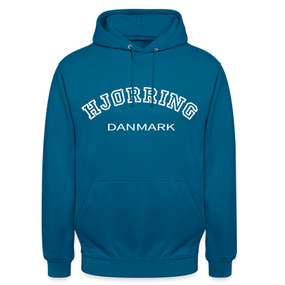 CityShirt - Hoodie - Hjørring - dybt havblå 