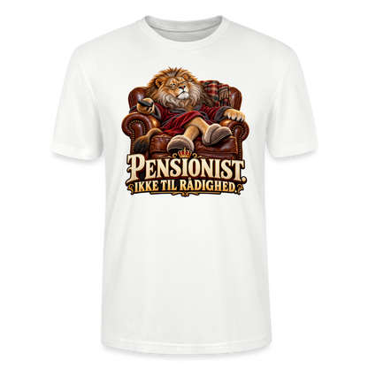 CityShirts - T-shirt - Pensionist. Ikke til rådighed. - CS030 - hvid