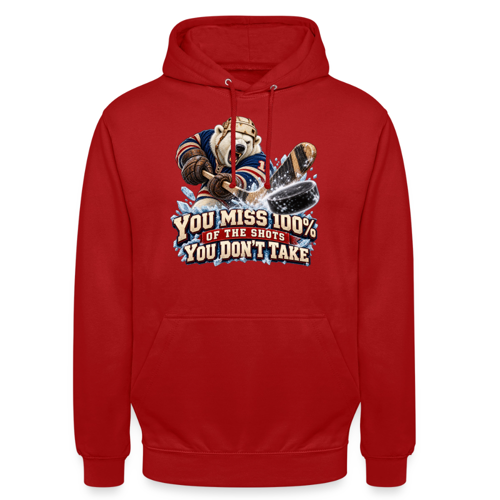 CityShirts - Hoodie - Take the shot - CS001 - rød