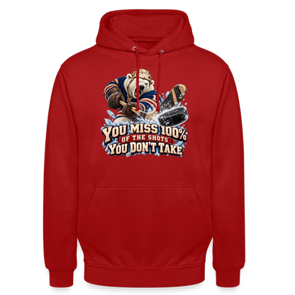 CityShirts - Hoodie - Take the shot - CS001 - rød