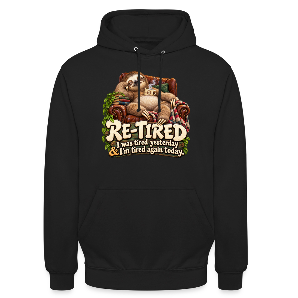 CityShirts - Hoodie - Re-tired – Tired again today - CS009 - sort