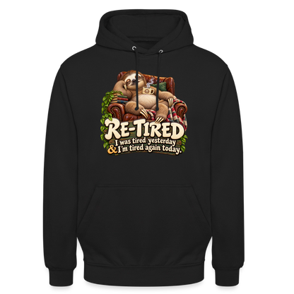 CityShirts - Hoodie - Re-tired – Tired again today - CS009 - sort