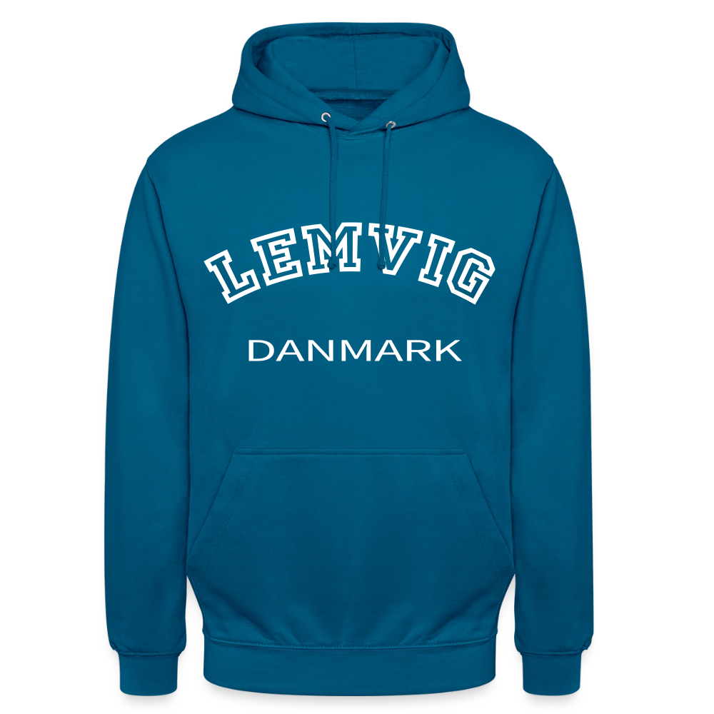 CityShirt - Hoodie - Lemvig - dybt havblå 
