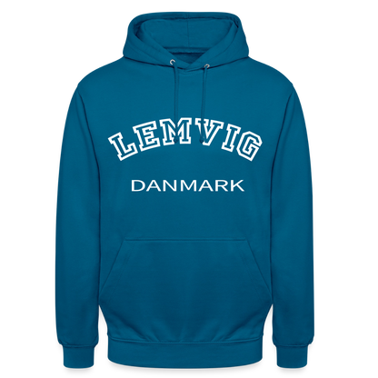 CityShirt - Hoodie - Lemvig - dybt havblå 