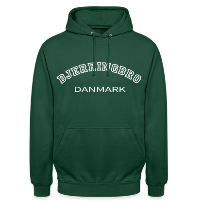 CityShirt - Hoodie - Bjerringbro - flaskegrøn