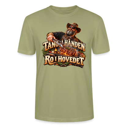 CityShirts - T-shirt - Tang i hånden – Ro i hovedet - CS050 - grågrøn