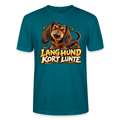CityShirts - T-shirt - Lang Hund – Kort Lunte - CS026 - havblå