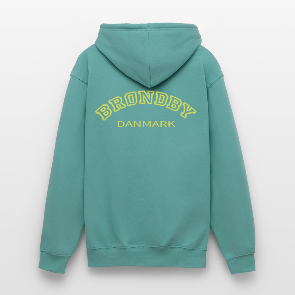Hættetrøje unisex - Brøndby - pastelturkis