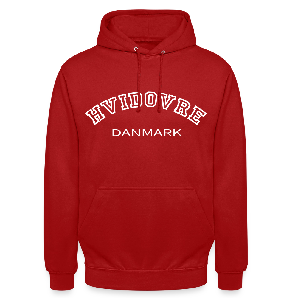 CityShirt - Hoodie - Hvidovre - rød