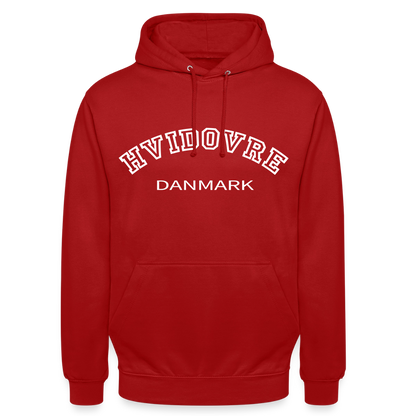 CityShirt - Hoodie - Hvidovre - rød