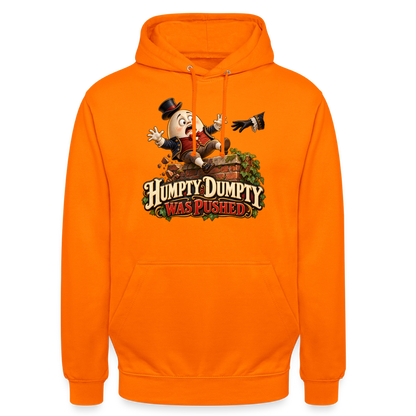 CityShirts - Hoodie - Humpty Dumpty was pushed - CS016 - orange