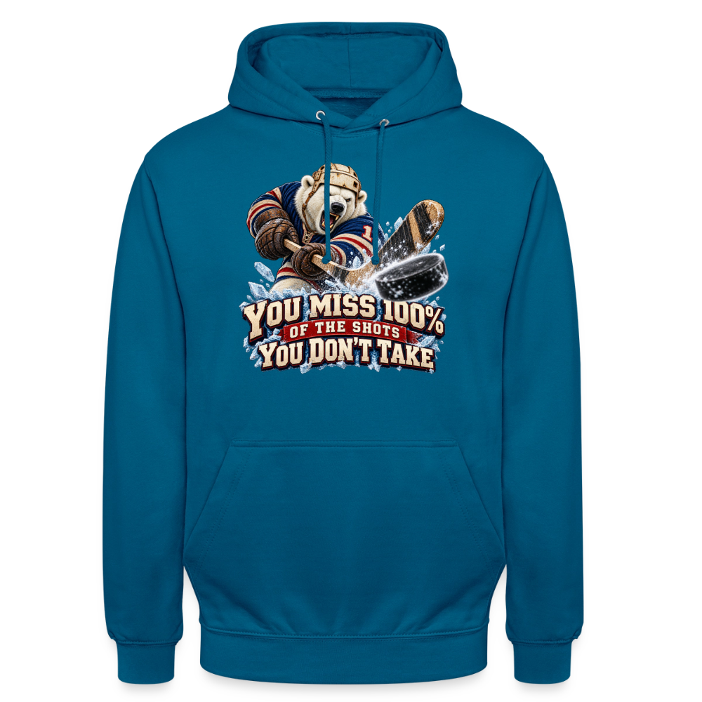 CityShirts - Hoodie - Take the shot - CS001 - dybt havblå 