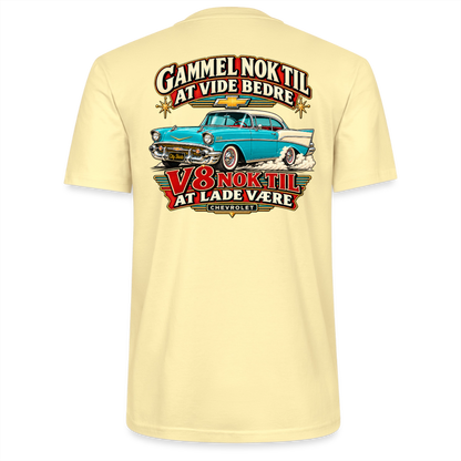 Carshirt T201 Chevrolet - cremefarvet