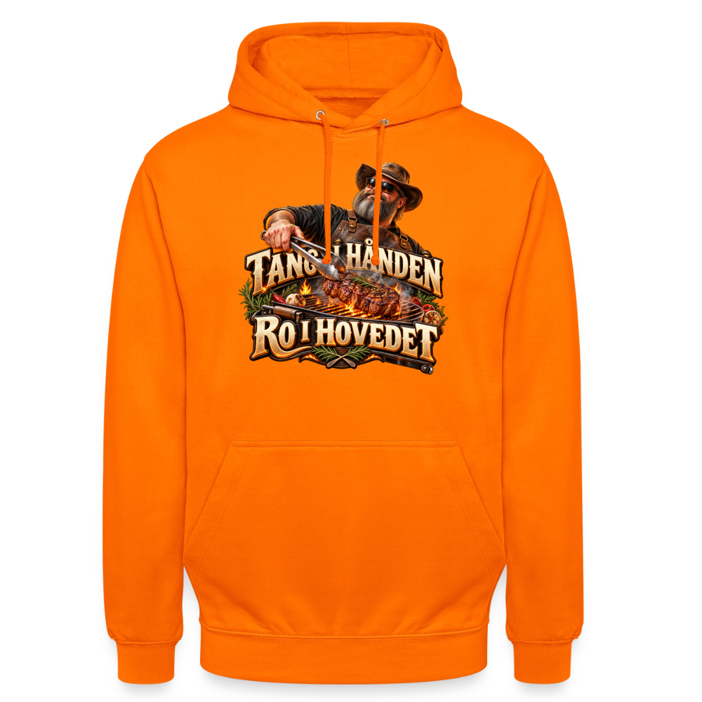 CityShirts - Hoodie - Tang i hånden – Ro i hovedet - CS050 - orange