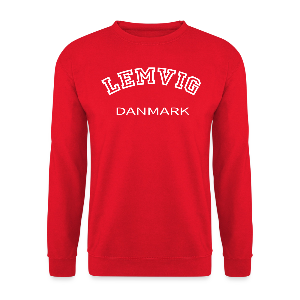 CityShirt - Sweatshirt - Lemvig - rød