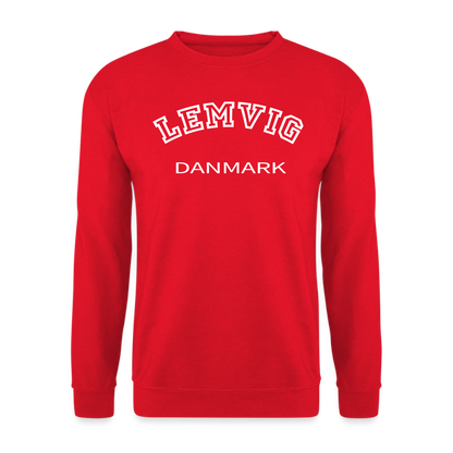 CityShirt - Sweatshirt - Lemvig - rød