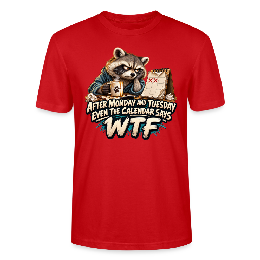 CityShirts - T-shirt - Even the calendar says WTF - CS014 - rød