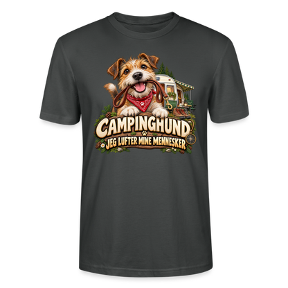CityShirts - T-shirt - Campinghund – Jeg lufter mine mennesker - CS041 - charcoal