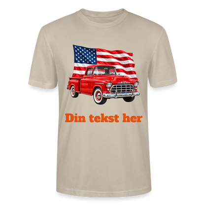 CityShirts - T-shirt - US Car - beige