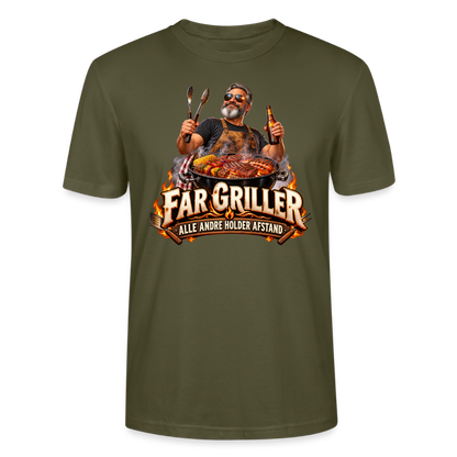 CityShirts - T-shirt - Far griller – Alle andre holder afstand - CS055 - khaki