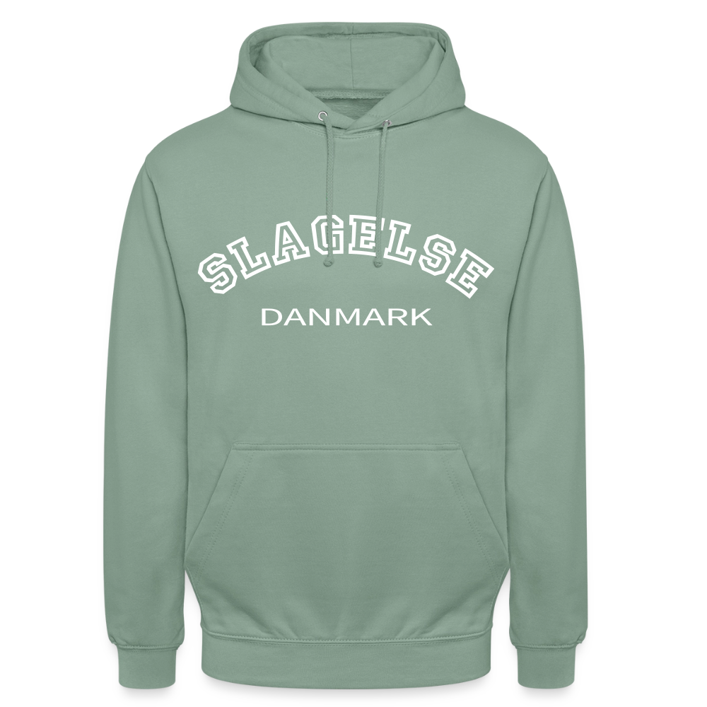 CityShirt - Hoodie - Slagelse - grågrøn