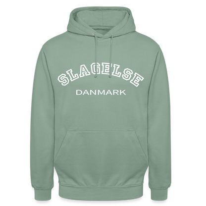 CityShirt - Hoodie - Slagelse - grågrøn