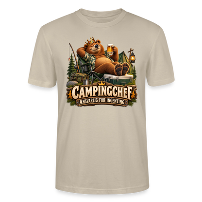 CityShirts - T-shirt - Campingchef – Ansvarlig for ingenting - CS038 - beige