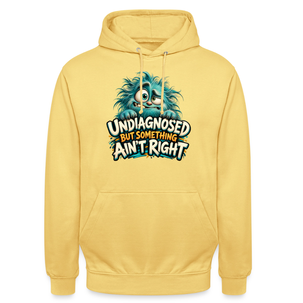CityShirts - Hoodie - Undiagnosed – But something ain’t right - CS005 - citrongul