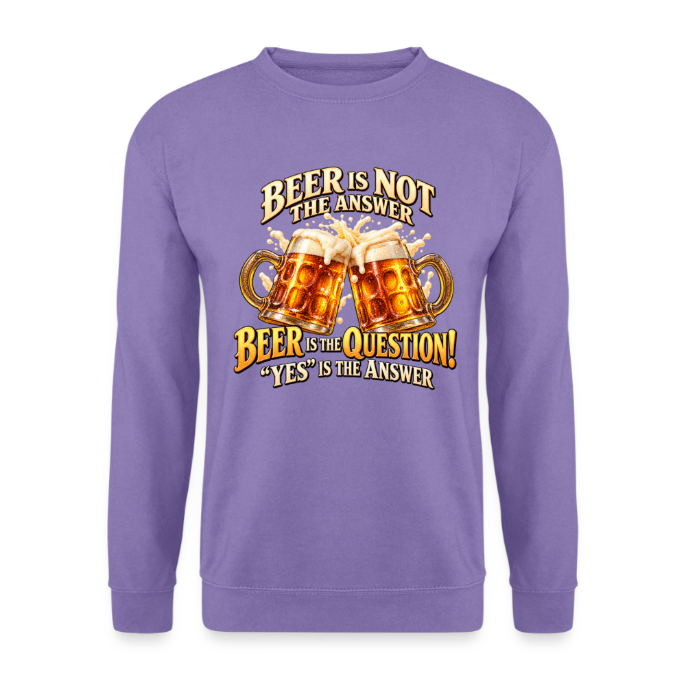 CityShirts - Sweatshirt - Beer - CS024 - lavendel