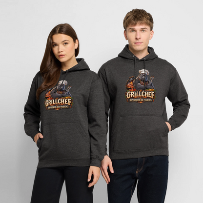 CityShirts - Hoodie - Grillchef – Uopfordrede råd frabedes - CS047 - charcoal
