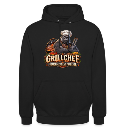 CityShirts - Hoodie - Grillchef – Uopfordrede råd frabedes - CS047 - sort