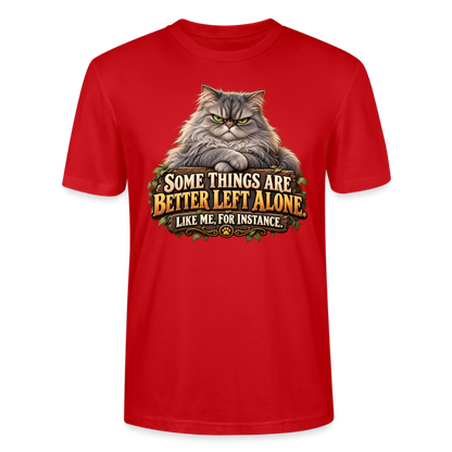 CityShirts - T-shirt - Better left alone – Like me, for instance - CS015 - rød