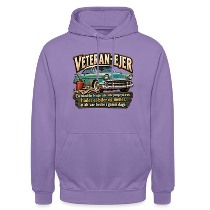 CityShirts - Hoodie - Veteran-ejer - CS017 - lavendel