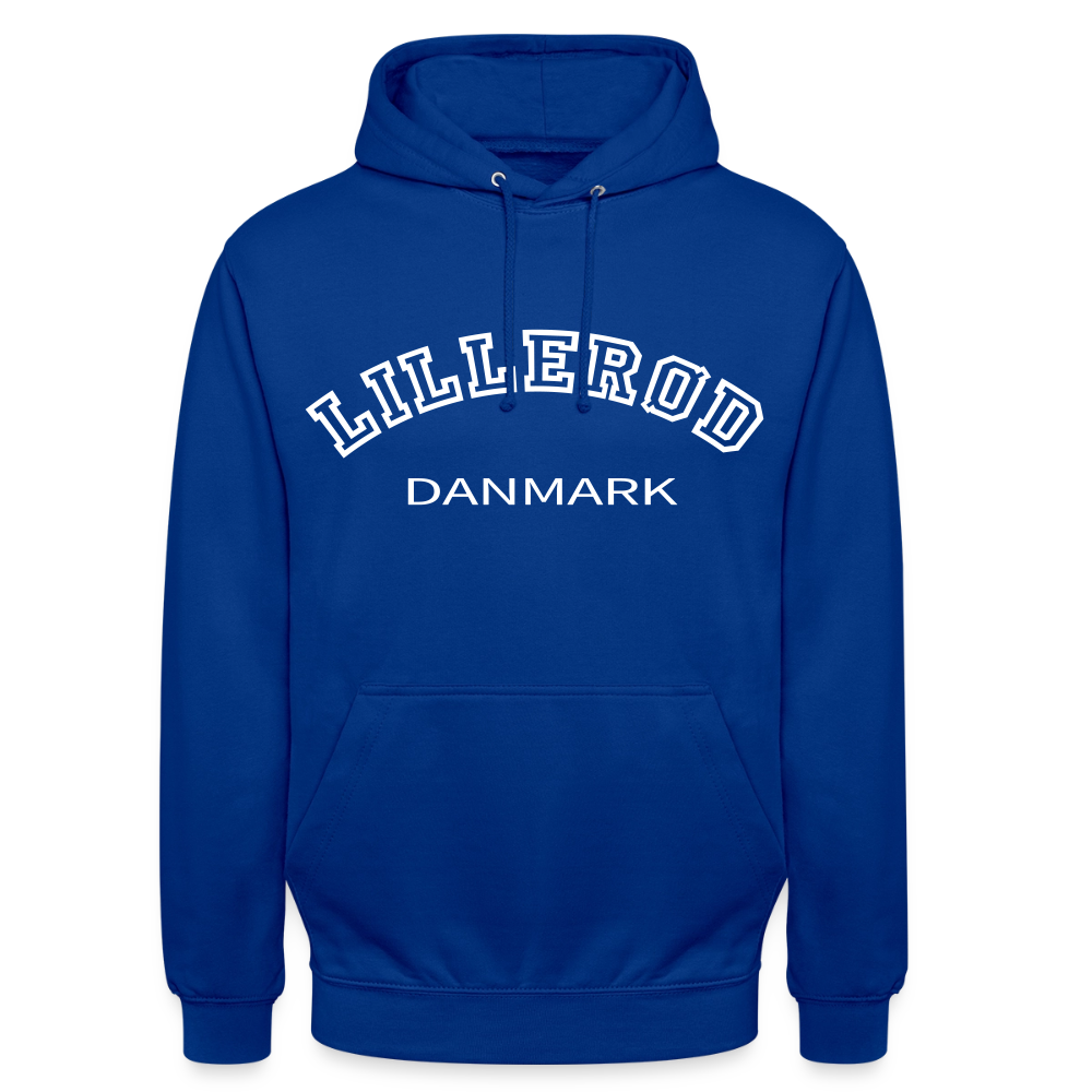 CityShirt - Hoodie - Lillerød - kongeblå