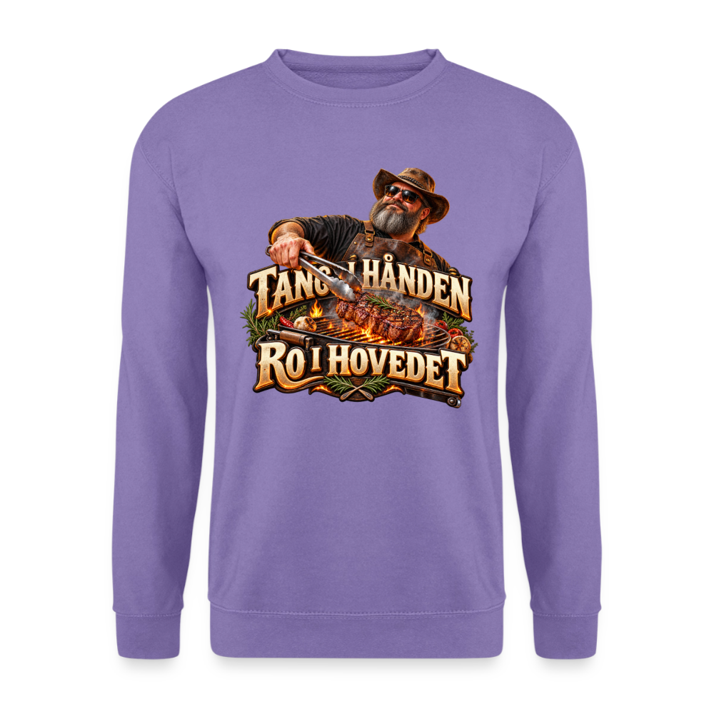 CityShirts - Sweatshirt - Tang i hånden – Ro i hovedet - CS050 - lavendel