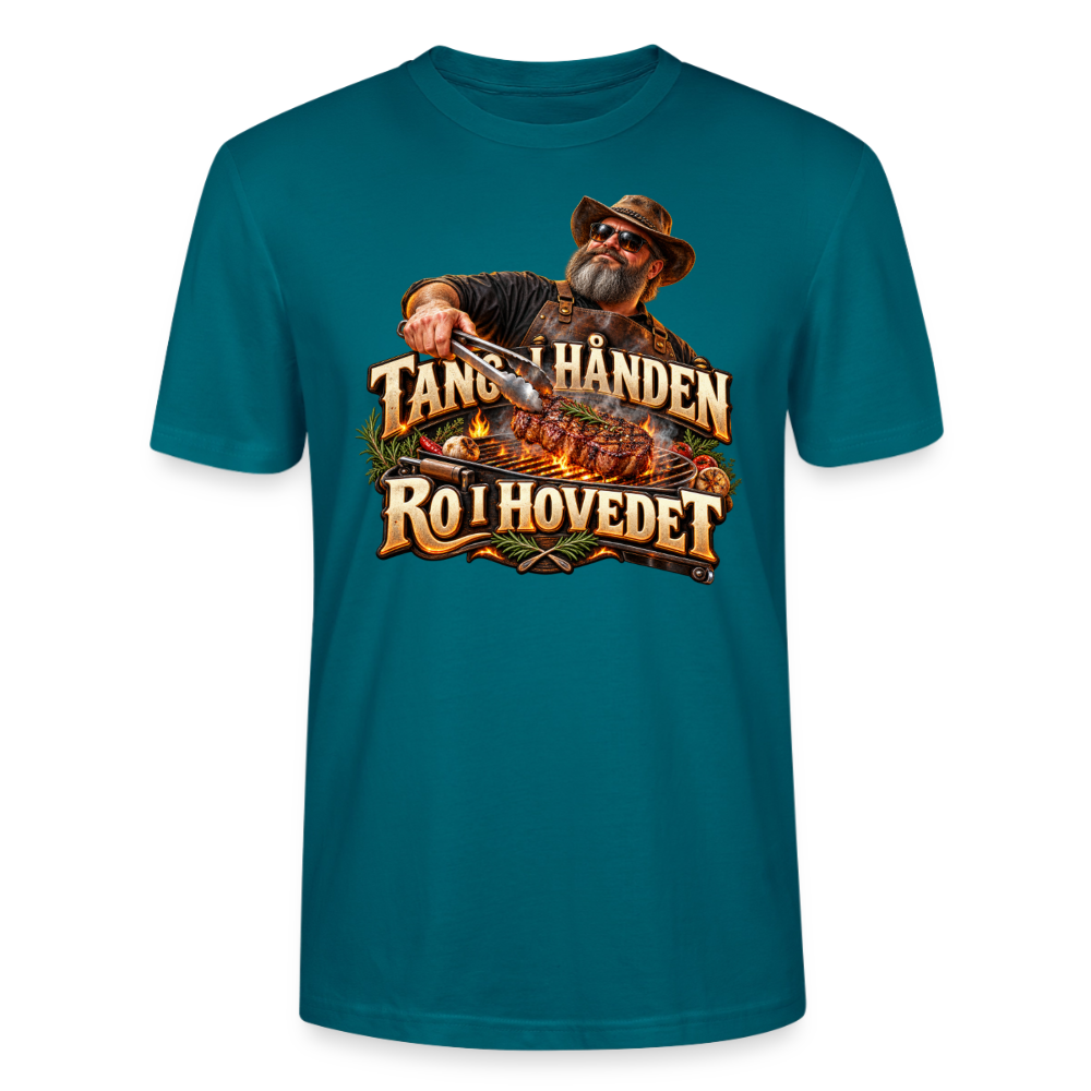 CityShirts - T-shirt - Tang i hånden – Ro i hovedet - CS050 - havblå