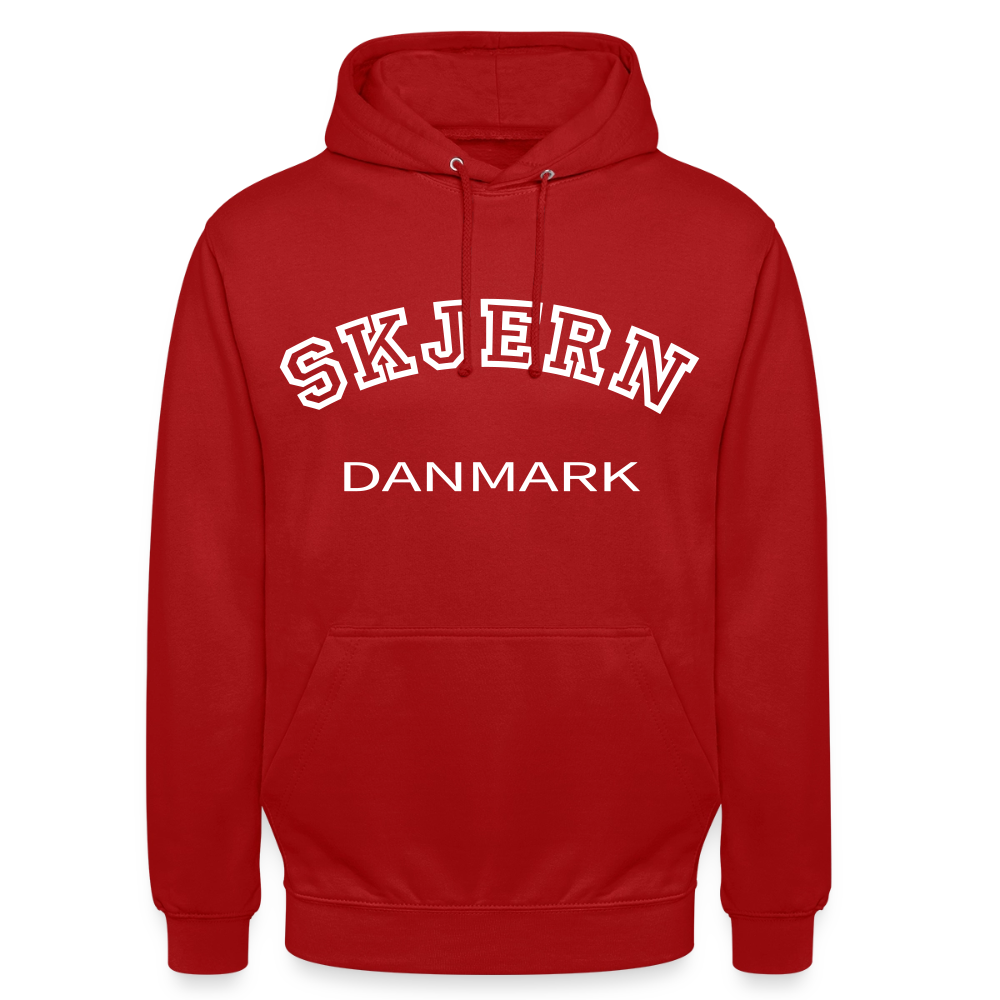 CityShirt - Hoodie - Skjern - rød