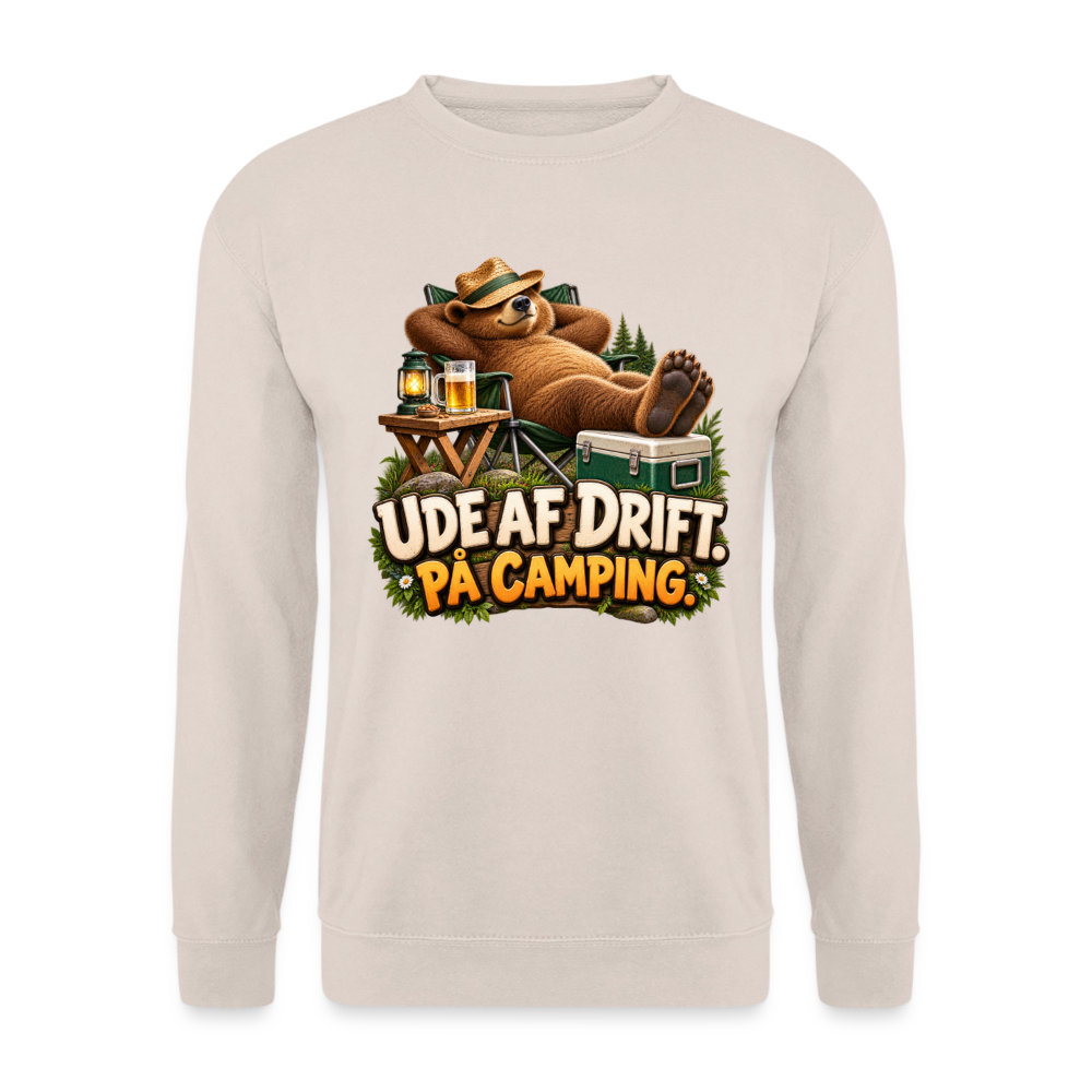 CityShirts - Sweatshirt - Ude af drift. På camping. - CS035 - sand