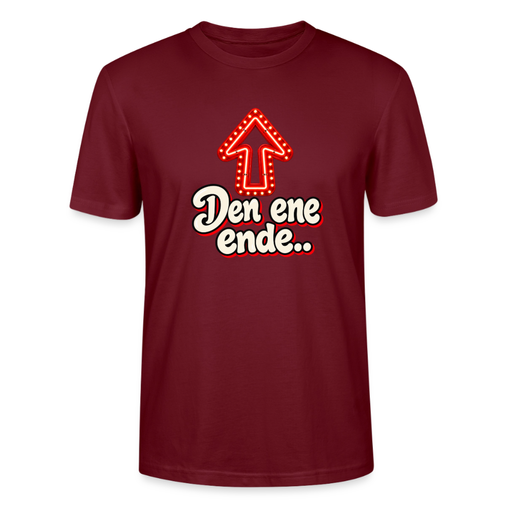 CityShirts - T-shirt - Enden - CS056 - burgunder-rød