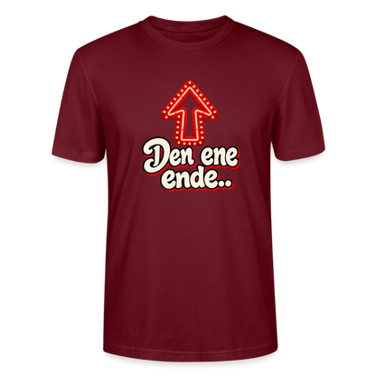 CityShirts - T-shirt - Enden - CS056 - burgunder-rød