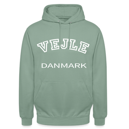 CityShirt - Hoodie - Vejle - grågrøn