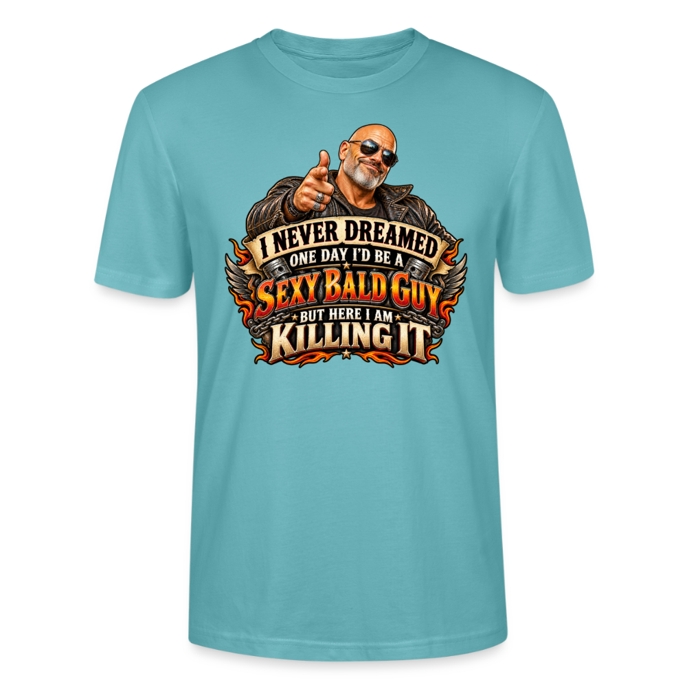 CityShirts - T-shirt - Sexy Bald Guy – Killing It - CS008 - pastelturkis