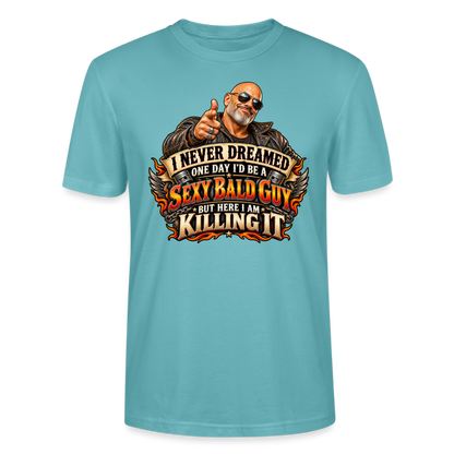 CityShirts - T-shirt - Sexy Bald Guy – Killing It - CS008 - pastelturkis