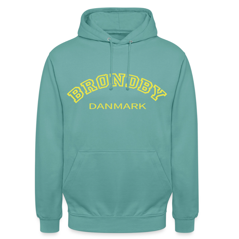Hættetrøje unisex - Brøndby - pastelturkis