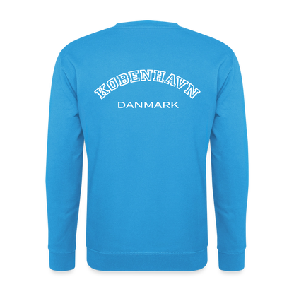 sweatshirt unisex - København - havblå