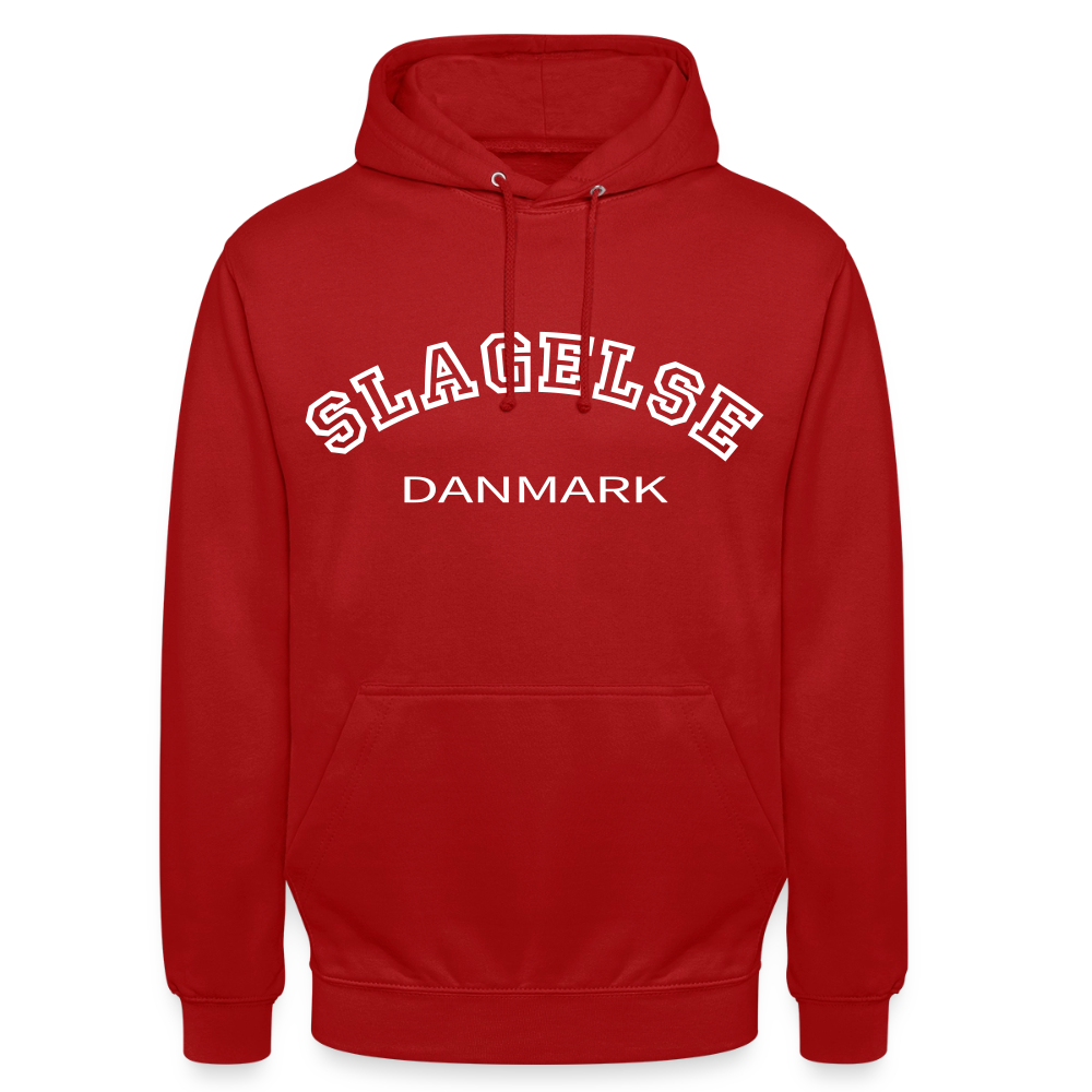 CityShirt - Hoodie - Slagelse - rød