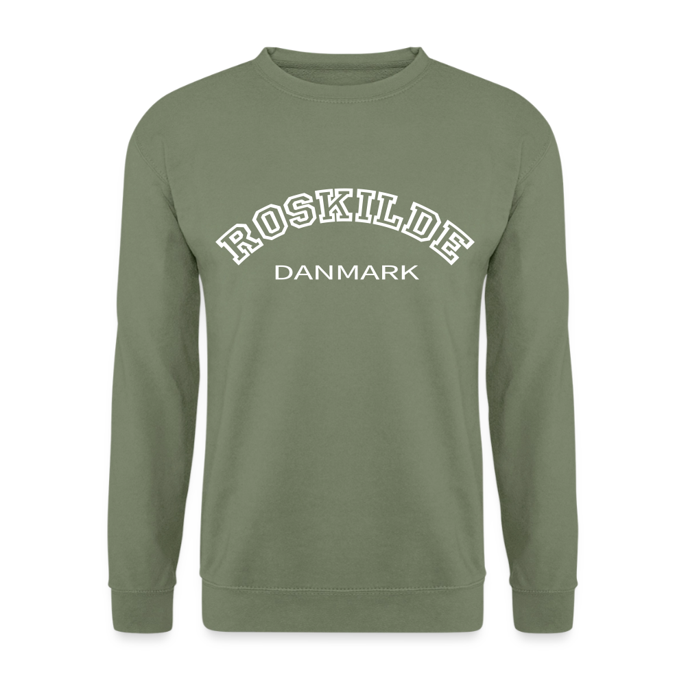 Sweatshirt unisex - Roskilde - militærgrøn