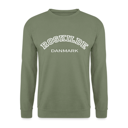 Sweatshirt unisex - Roskilde - militærgrøn